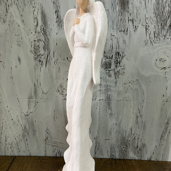 Elegant White Angel Figurine - Picture 4 of 7